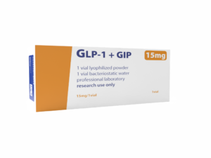 Tirzepatyd 15mg | GLP-1+GIP 15mg Reagenz - Peptidreagenzien Tirzepatyd 15mg odczynnik chemiczny w fiolce ( GLP-1+GIP 15mg) do zastosowań laboratoryjnych