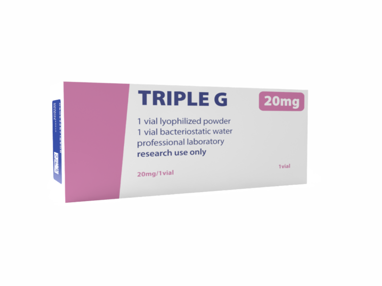 Retatrutide 20mg (Triple g 20 mg) to peptyd badawczy. Znany po firmami Triple G Endogenic i Tiple G Biolab