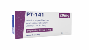 PT-141 20 mg PEN – peptyd badawczy w aplikatorze laboratoryjnym do analiz sygnalizacji melanokortynowej i aktywności receptorów MC3R oraz MC4R.